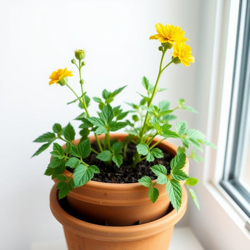 Yellow Rattle Flower Seeds for Planting