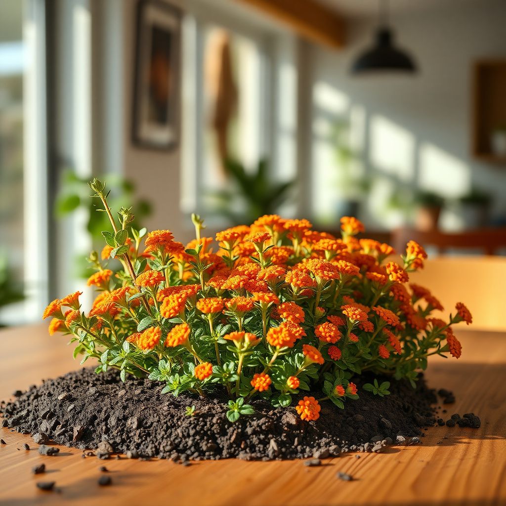 Orange Creeping Thyme Seeds – Heirloom, Non-GMO, High Germination Organic Garden Seeds for Drought-Tolerant Ground Cover & Landscaping