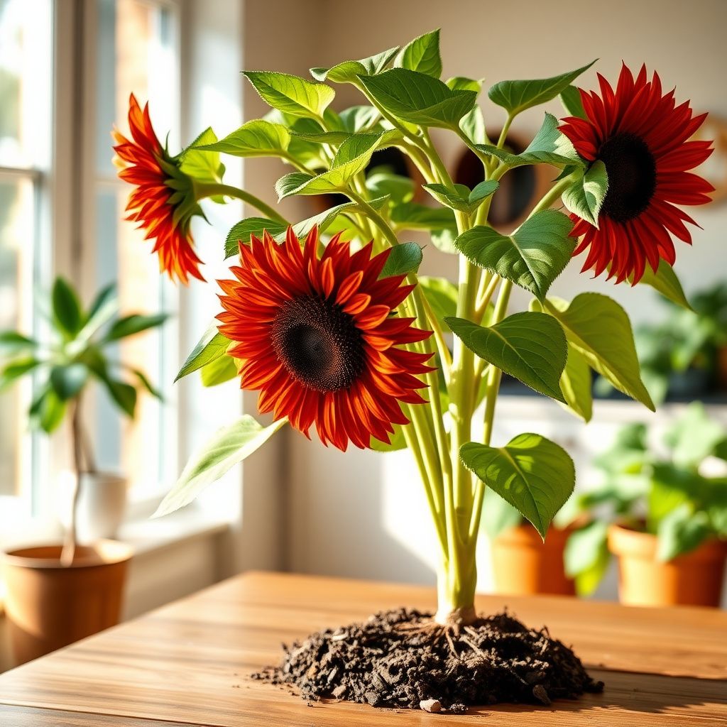 Moulin Rouge Sunflower Seeds for Planting