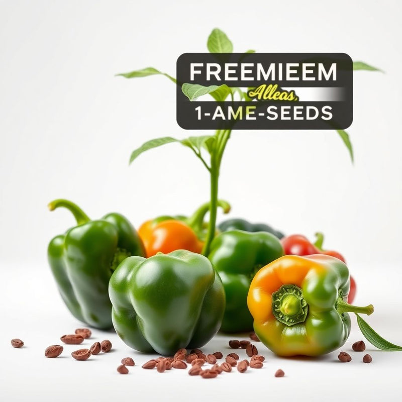 Premium Bell Pepper Seeds for Planting - Fresh Vegetable Gardening