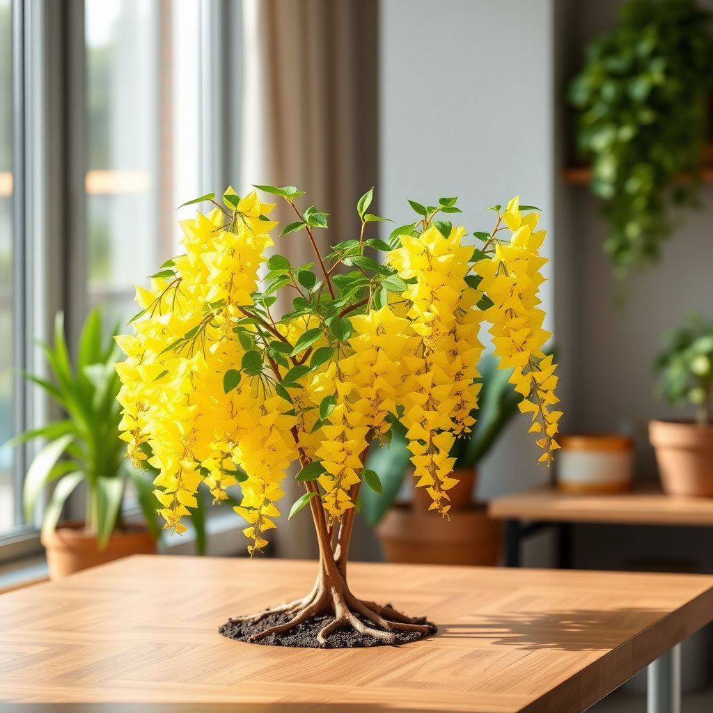 Yellow Wisteria Tree Seeds Planting Golden