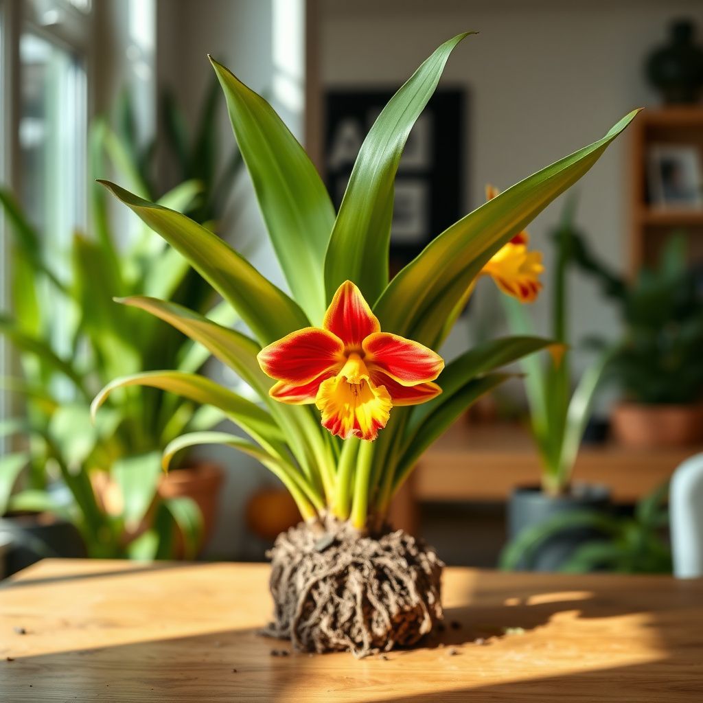 Yellow Red Cattleya Flower seeds for Planting - Long Bloom Season, Heirloom & GMO Free Seeds for Home Garden