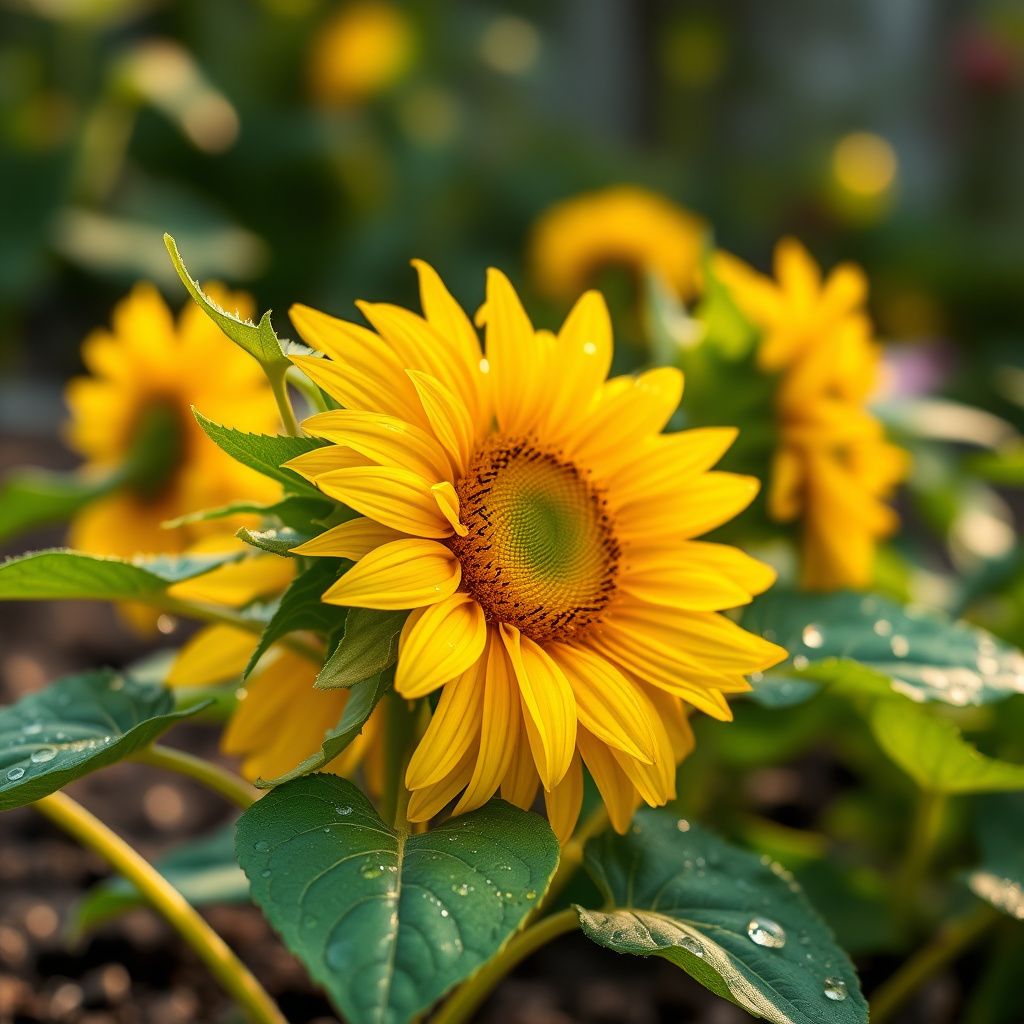 Sunflower Lemon Queen Helianthus annuus Seeds for Planting Cottage Garden