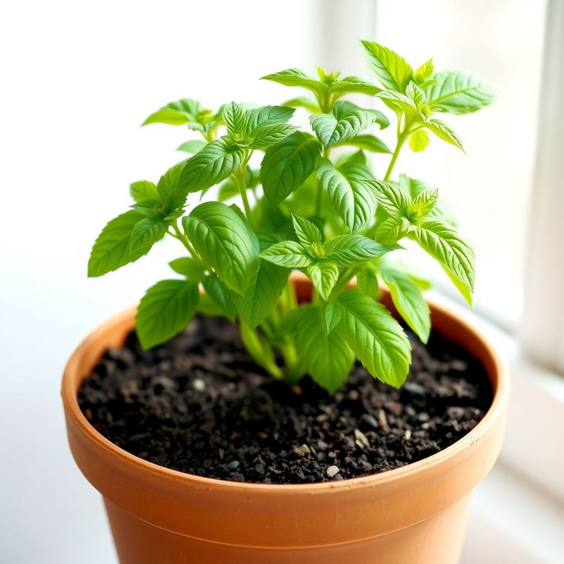 Basil Scented Flower seeds for Planting - Drought Tolerant, Heirloom & GMO Free Seeds for Home Garden