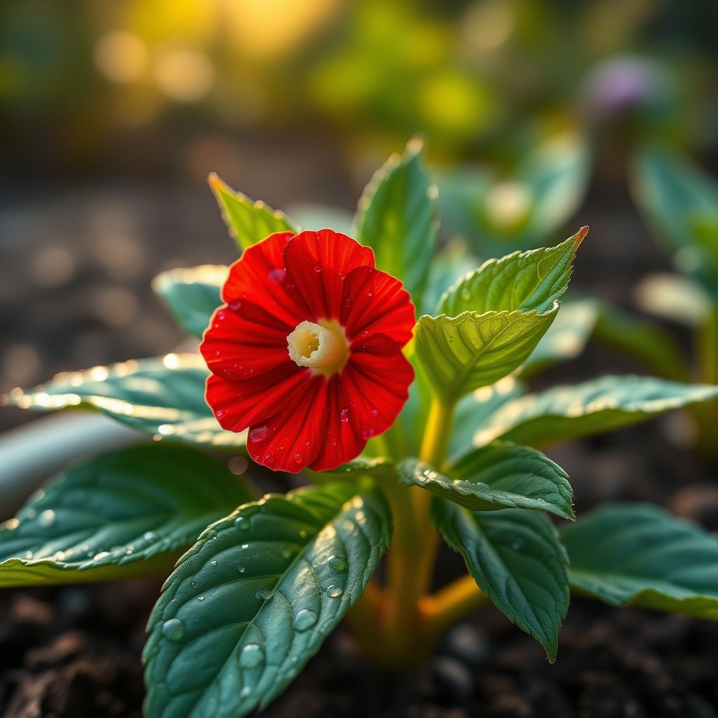 Red Monkey Face Flower seeds for Planting - Premium Quality, Heirloom & GMO Free Seeds for Home Garden