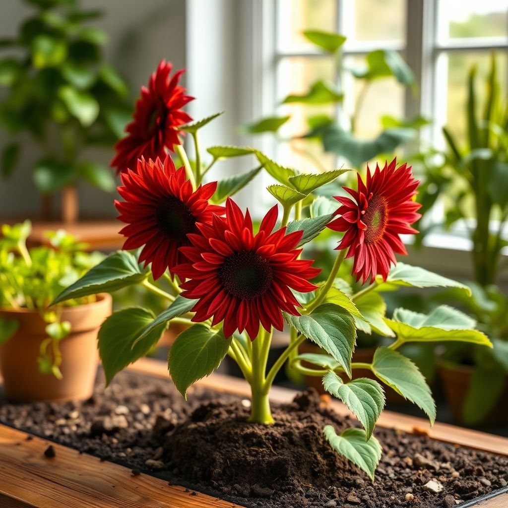 Dark Red Sunflower Seeds: Perfect for Your Garden Planting