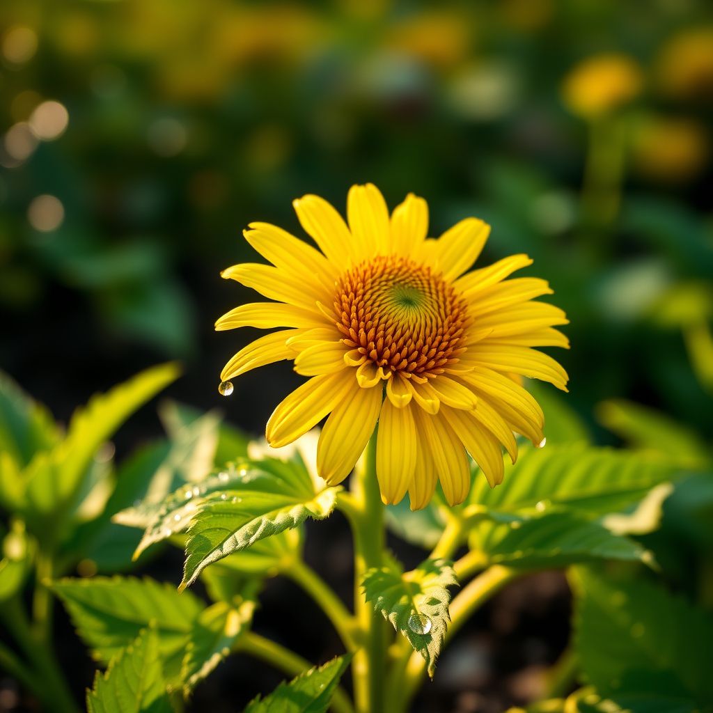 Yellow Safflower Flowering Seeds for Planting in Gardens