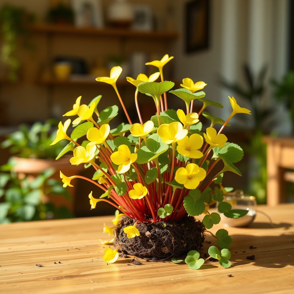Yellow Oxalis Versicolor Flower seeds for Planting Seasonal Bloomer Heirloom & GMO Free Seeds for Home Garden 
 
 Sale