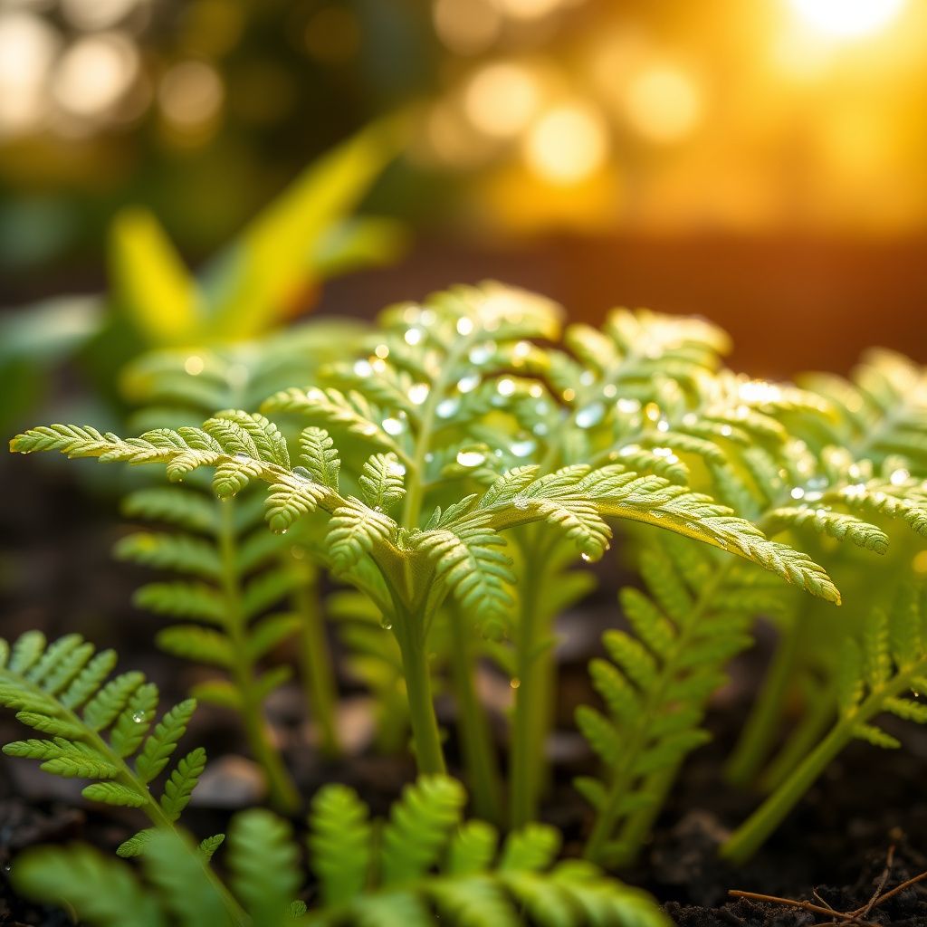 Yellow Fern Pteridophyta Seeds for Planting heirloom & Non GMO Seeds Low Maintenance 
 
 Sale