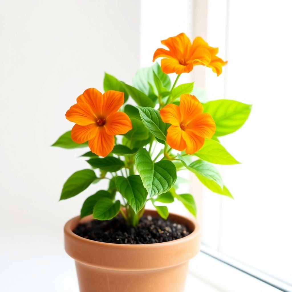 Orange Somnifera Flower seeds for Planting - Bright Blooms, Heirloom & GMO Free Seeds for Home Garden