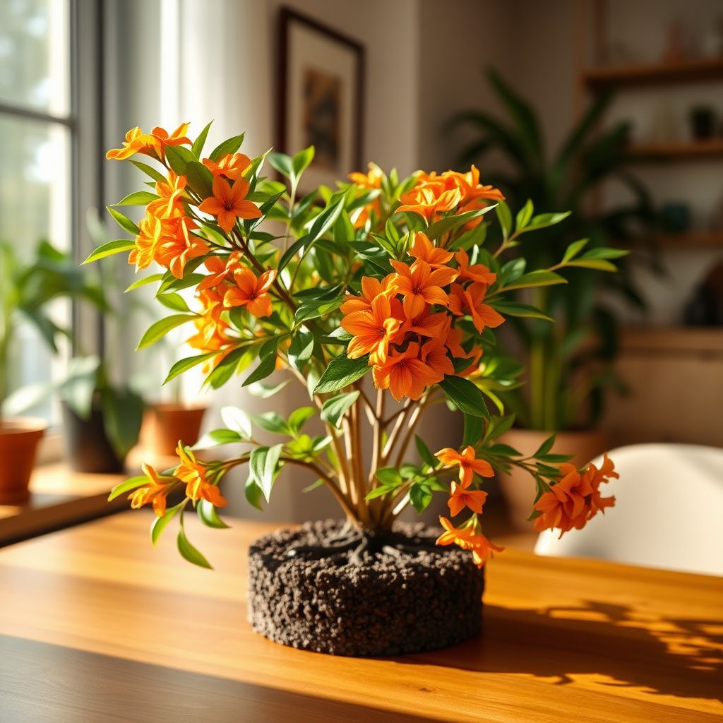 Albizia Flower Seeds for Planting Orange - Grow the Exotic and Striking Orange Albizia Blooms