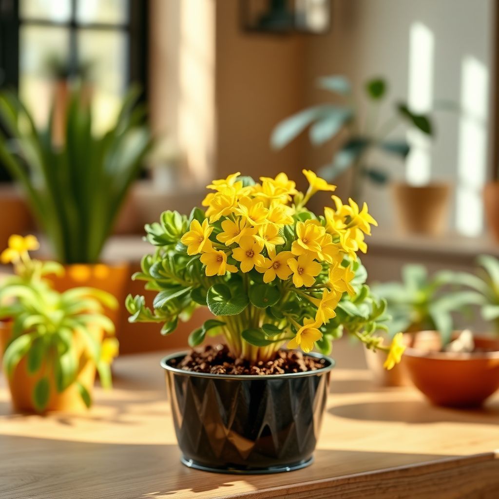 Yellow Kalanchoe Flower seeds for Planting Seasonal Bloomer Heirloom & GMO Free Seeds for Home Garden 
 
 Sale