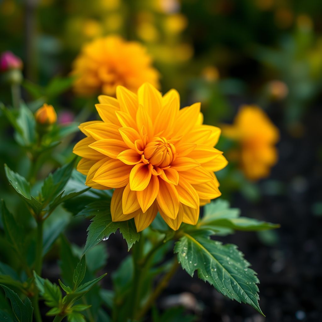 Yellow Orange Dahlia Flower Seeds for Planting Seasonal Bloomer Heirloom & GMO Free Seeds for Home Garden
 
 Sale
