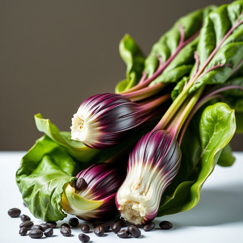 Choi Bok Choy Dark Purple Seeds - Easy Planting for a Vibrant Vegetable Garden