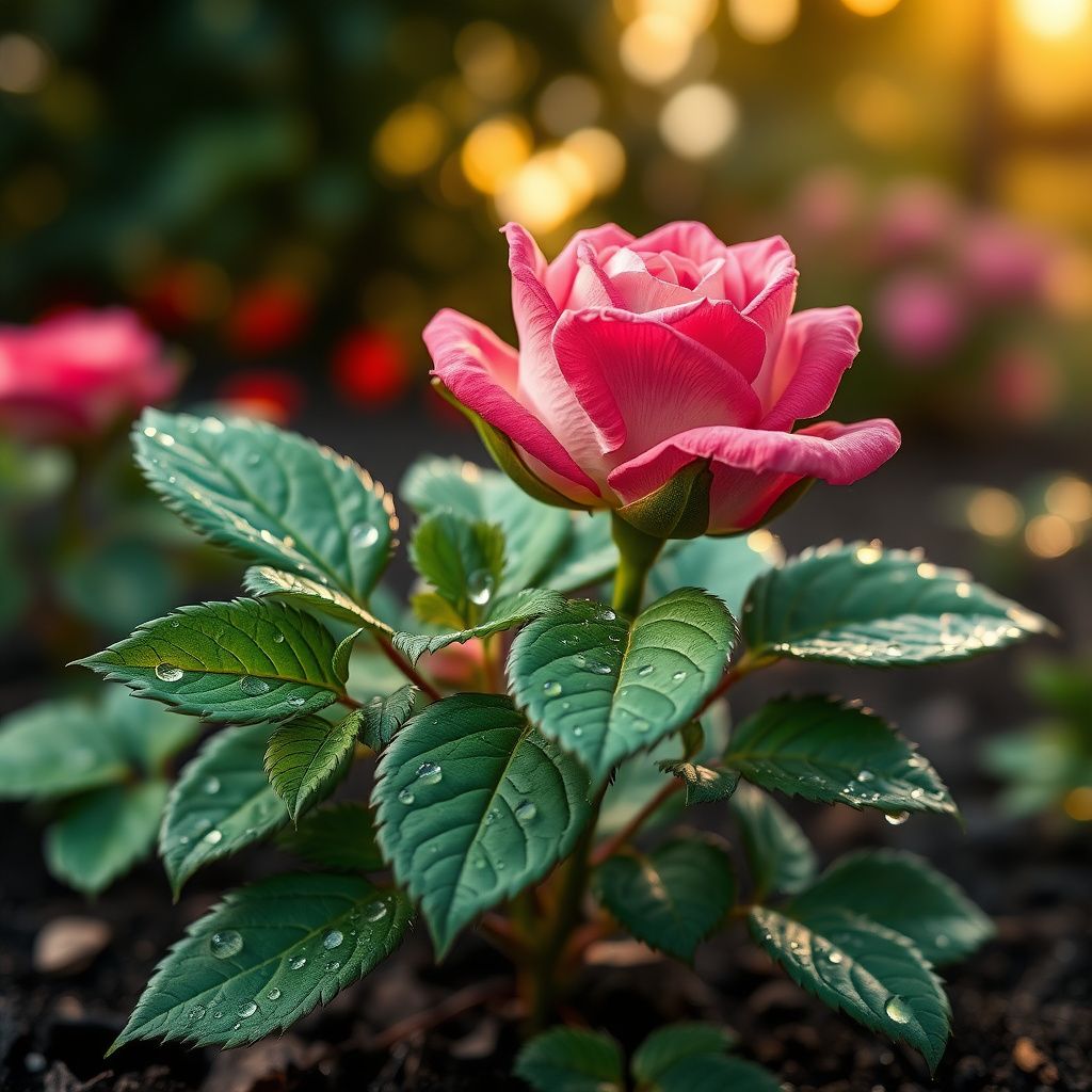 Pink Death Rose Seeds for Spring Planting