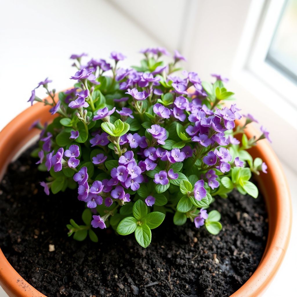 Purple Creeping Thyme Flower seeds for Planting Seasonal Bloomer Heirloom & GMO Free Seeds for Home Garden 
 
 Sale