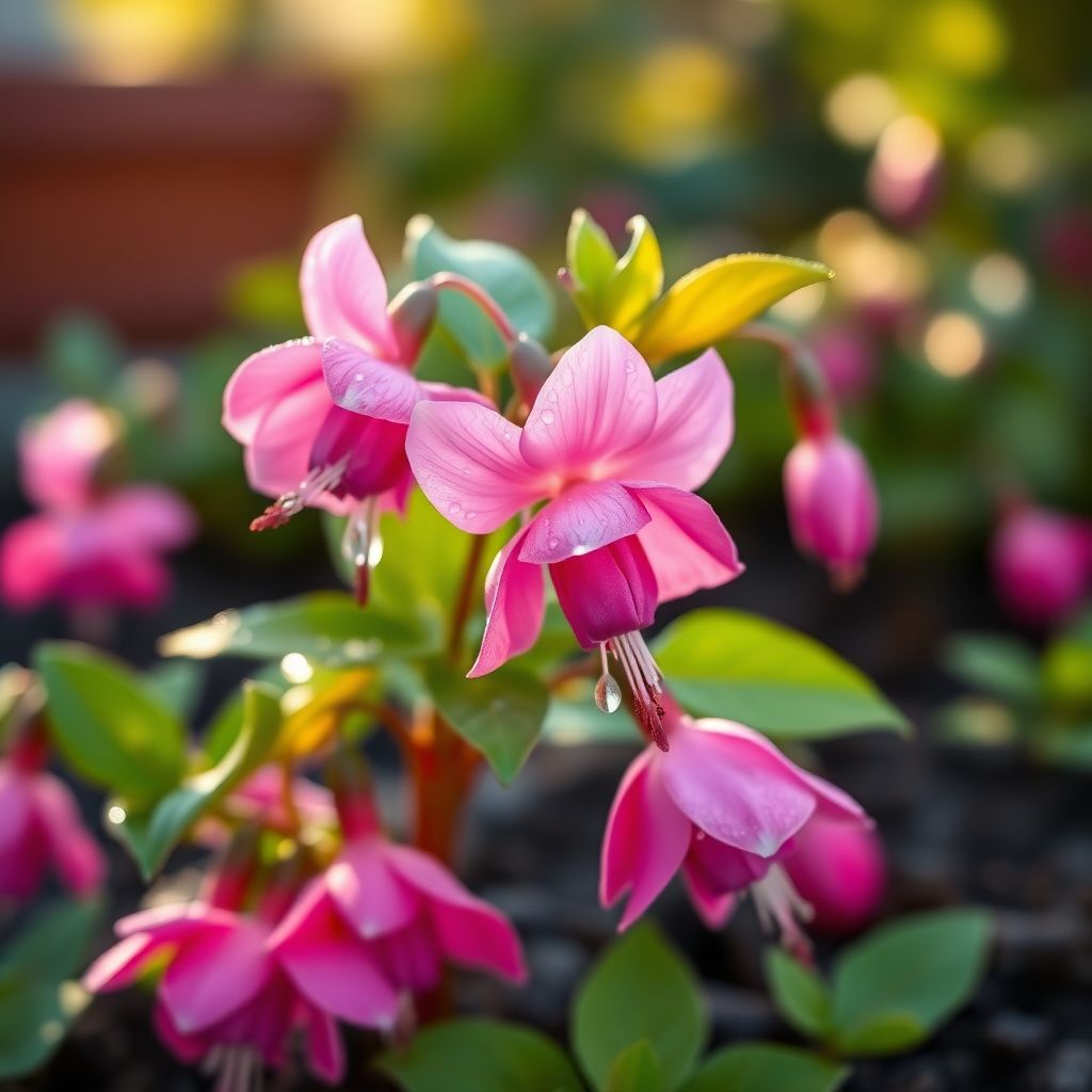 Pink Fuchsia Flower Seeds for Spring Planting