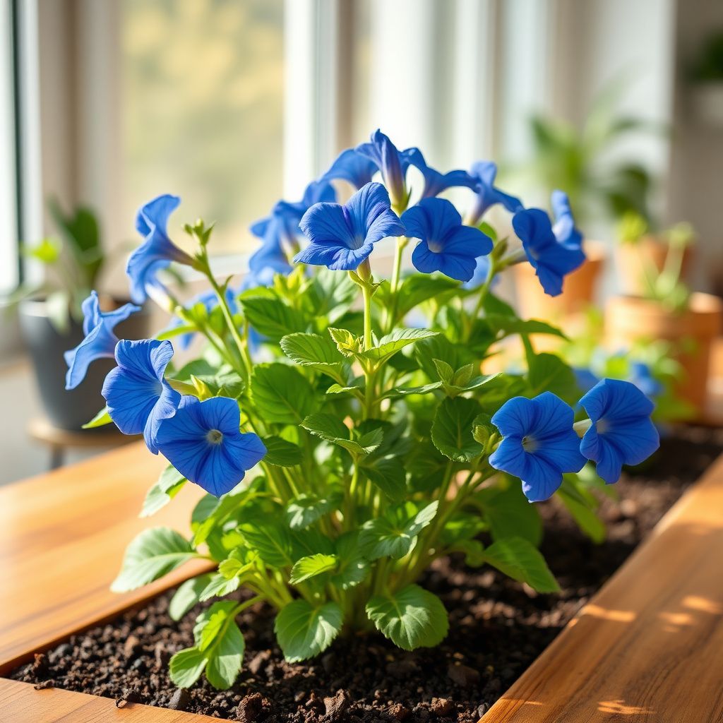 Blue Ritro Flower seeds for Planting - Seasonal Bloomer, Heirloom & GMO Free Seeds for Home Garden