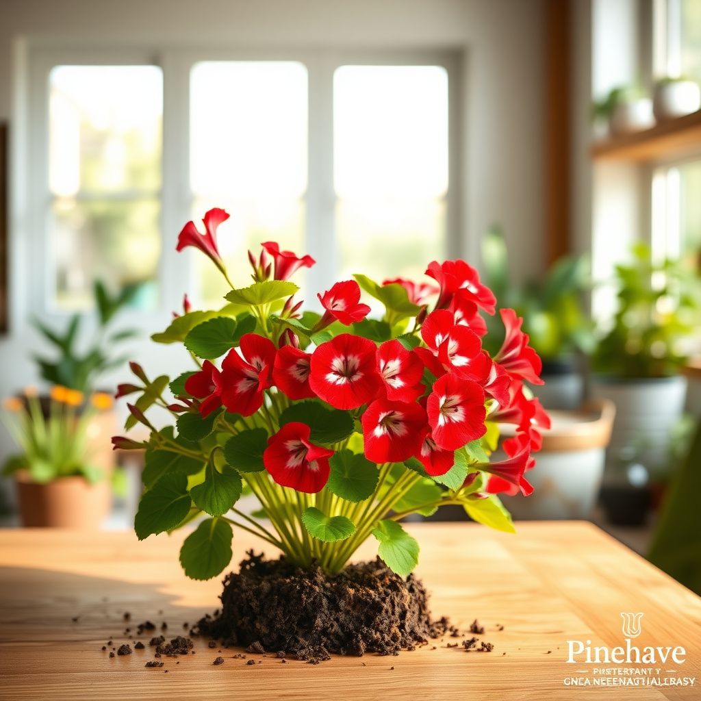 Geranium Flower Seeds for Planting  Red & White Blooms for Your Garden
