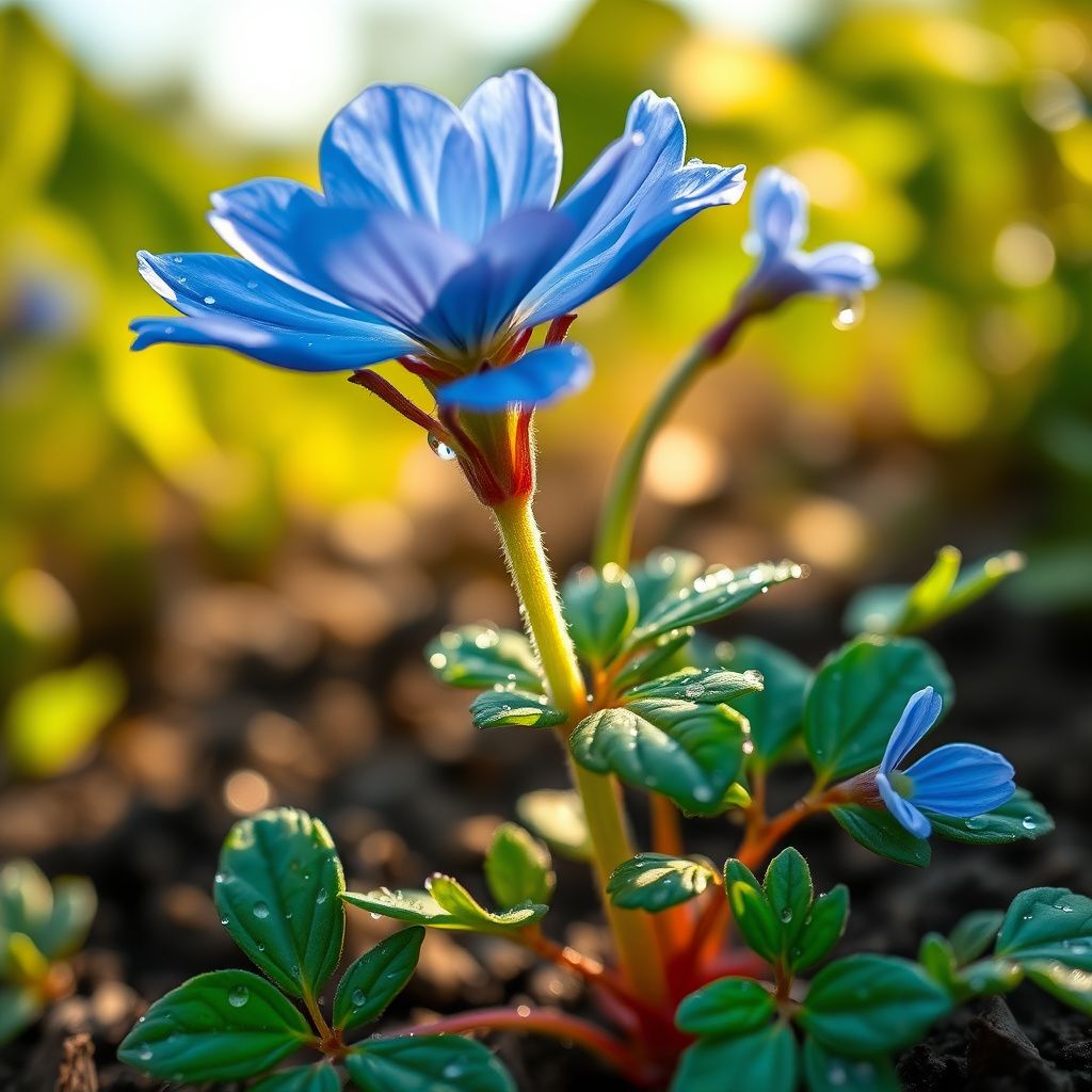 Blue Polemonium Flower seeds for Planting - Sun Loving, Heirloom & GMO Free Seeds for Home Garden