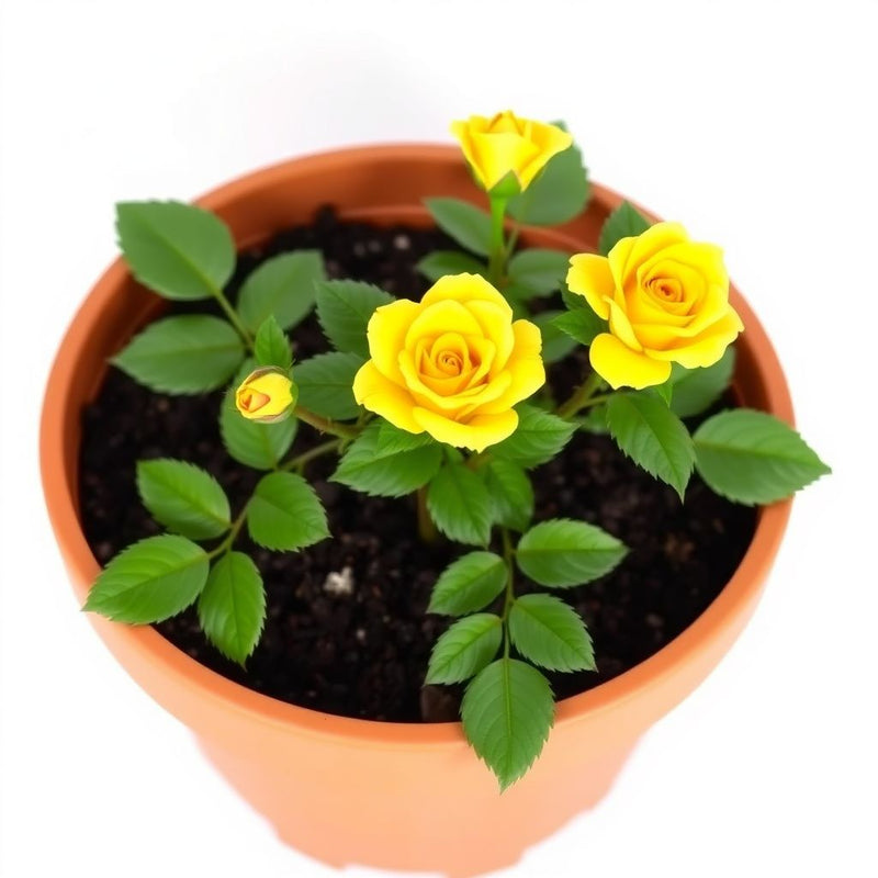 Yellow Sunblaze Miniature Rose for Planting NonGMO Heirloom Garden Seeds Long Bloom Season 
 
 Sale