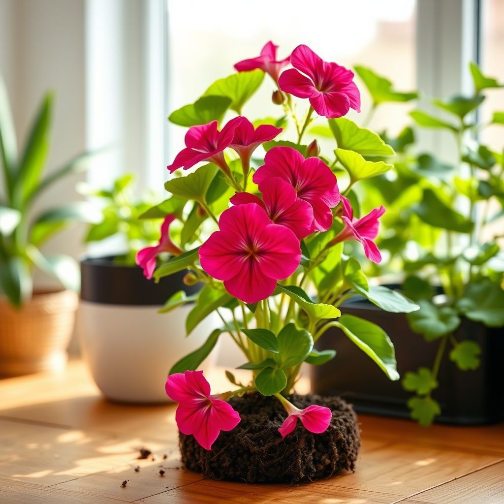 Dark Pink Geranium Apple Blossom Flower Seeds for Planting