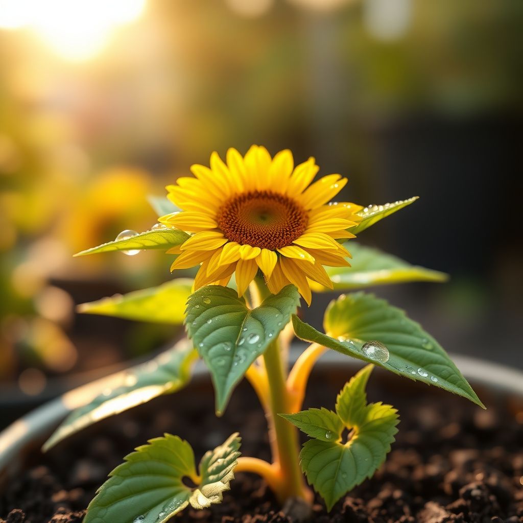 Dwarf Sunflower Seeds, Bonsai Dwarfs, Mini Indoor & Outdoor