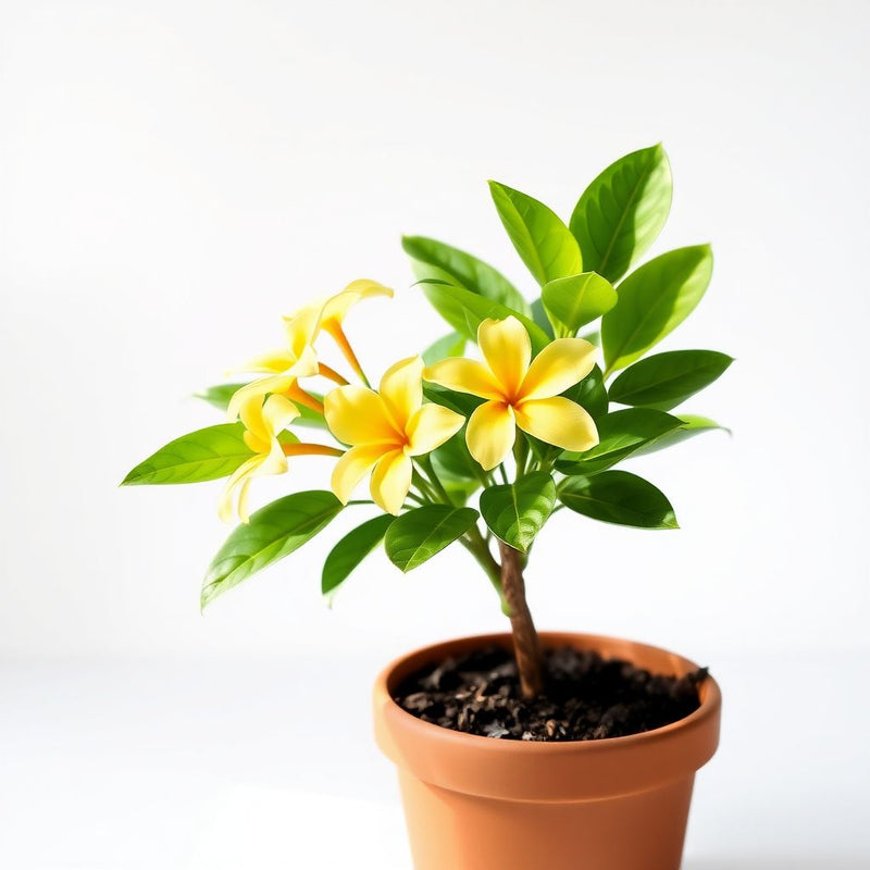 Yellow Frangipani Flower Seeds Planting