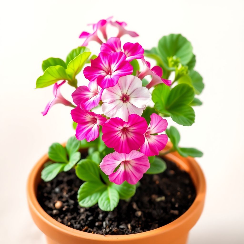 Pink and White Geranium Seeds for Planting - Beautiful Garden Blooms