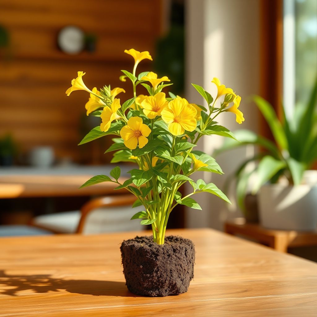 Yellow Mimulus Guttatus Flower seeds for Planting - Low Maintenance, Heirloom & GMO Free Seeds for Home Garden