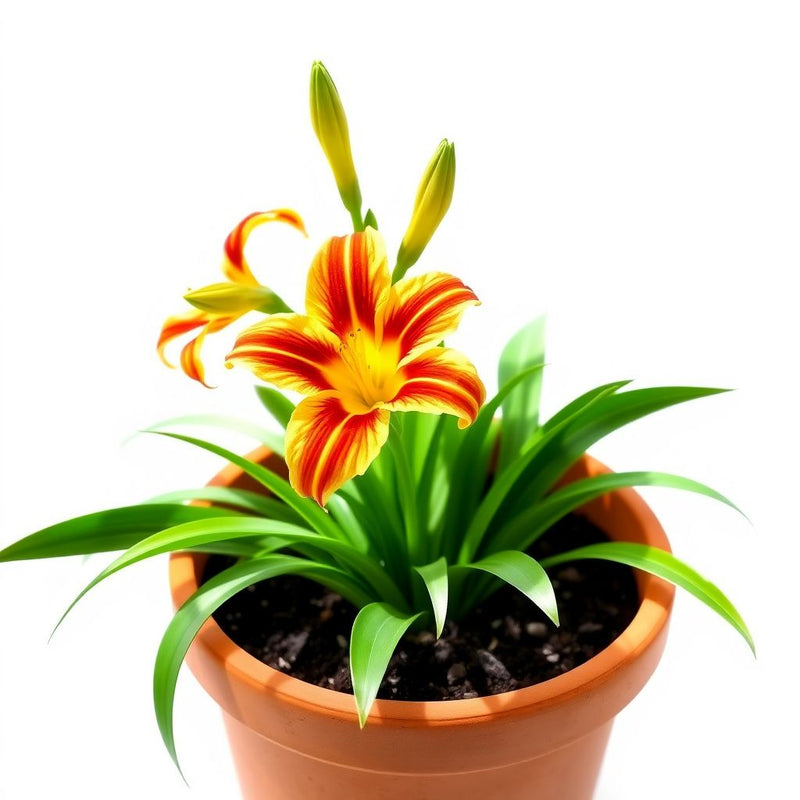 Yellow Red Hemerocallis Flower seeds for Planting - Sun Loving, Heirloom & GMO Free Seeds for Home Garden