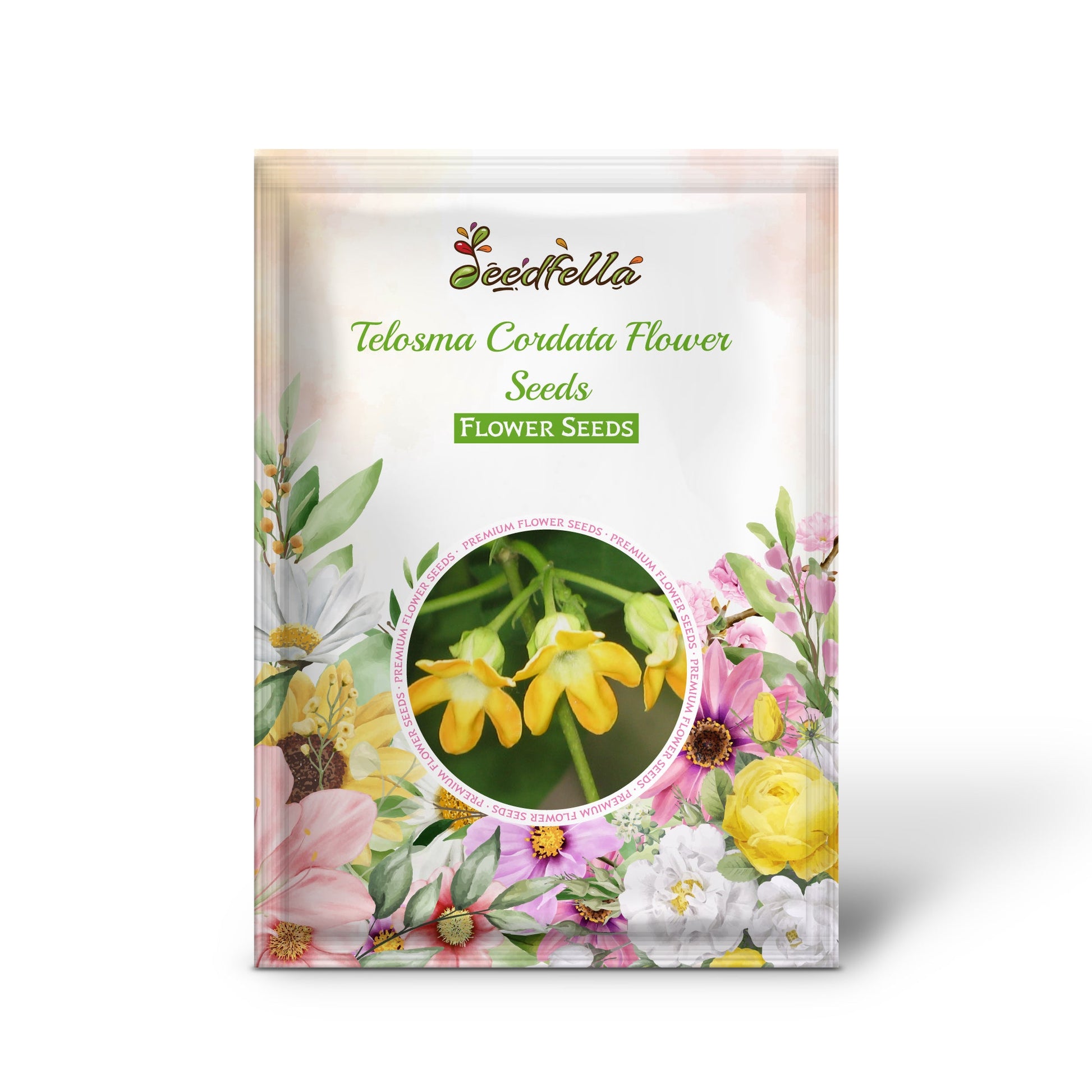 Telosma Cordata Flower Seeds for Planting - Premium Seeds for Vibrant Blooms