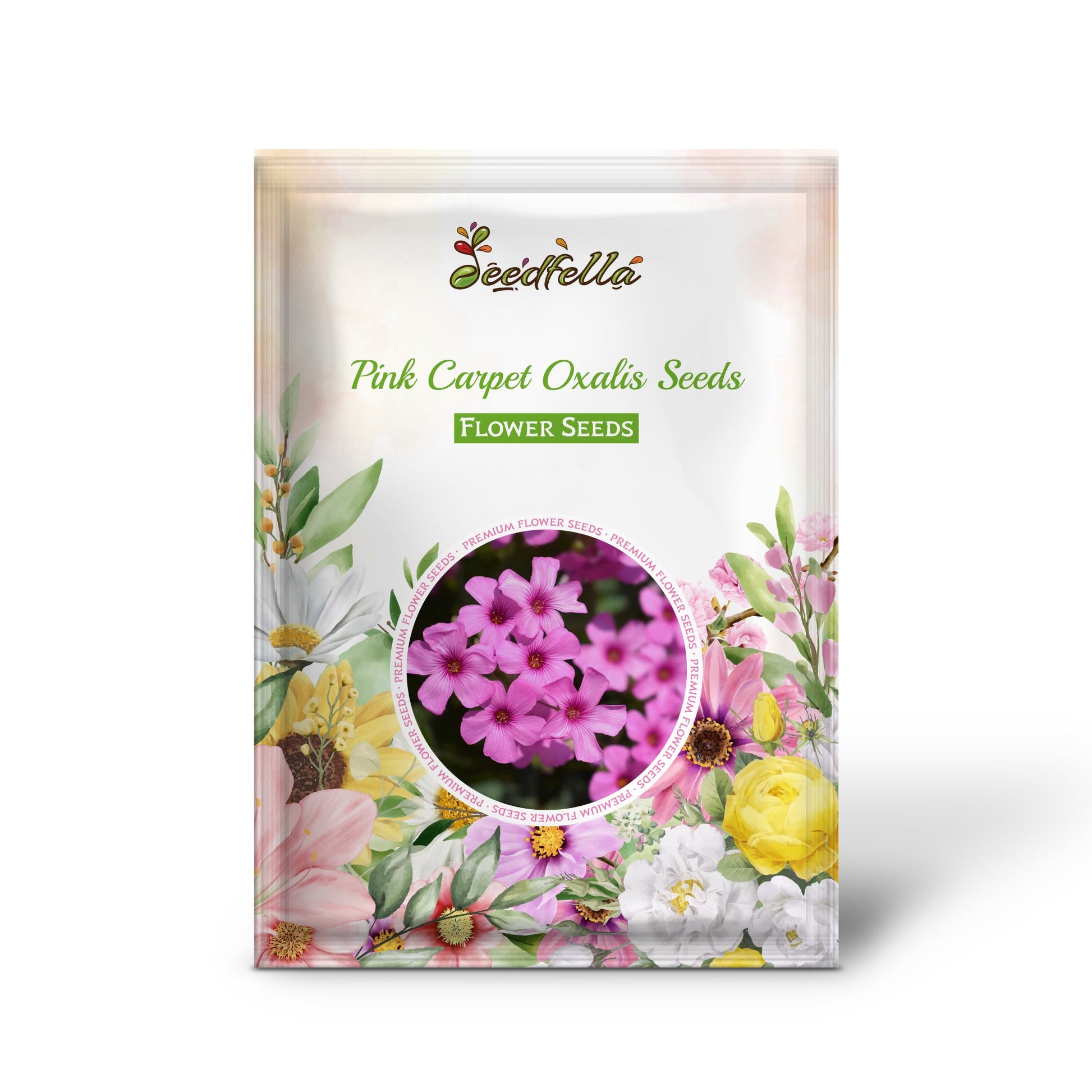Pink Carpet Oxalis Seeds for Planting - Vibrant Perennial Flowers for Your Garden