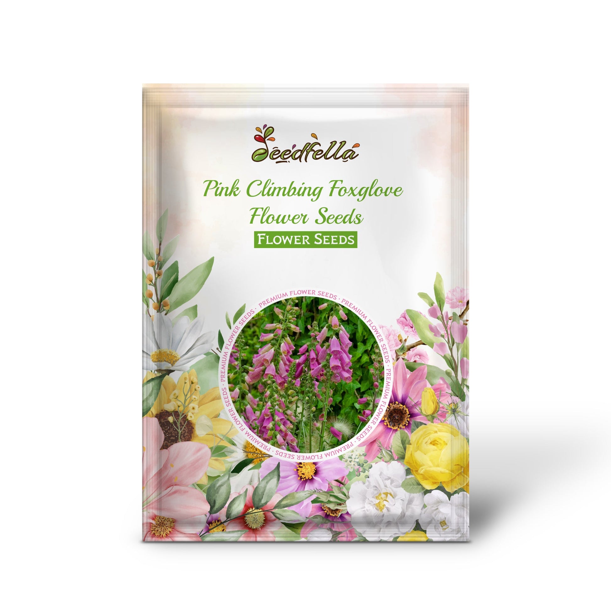 Pink Climbing Foxglove Flower Seeds for Planting - Stunning Biennial Blooms