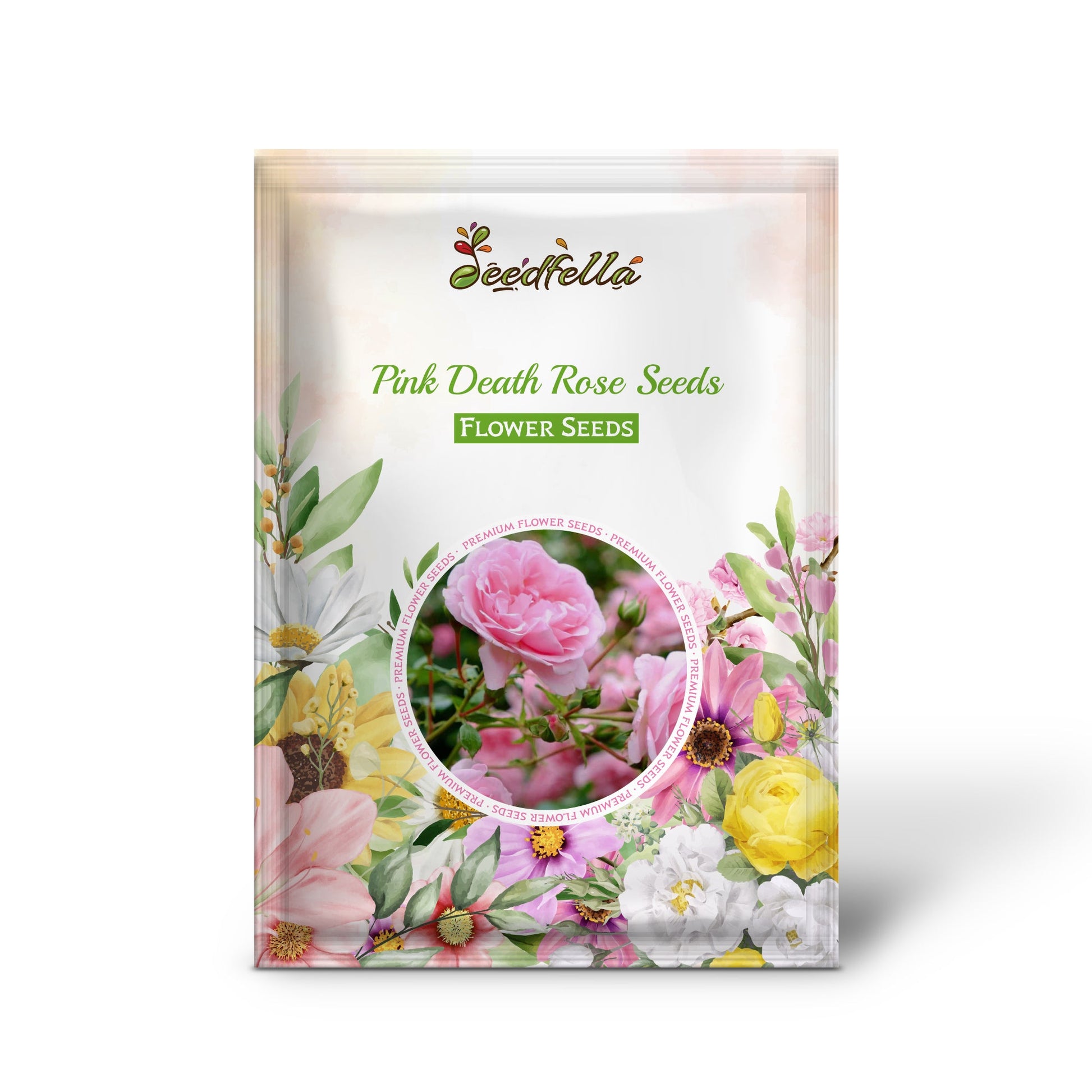 Pink Death Rose Seeds for Spring Planting