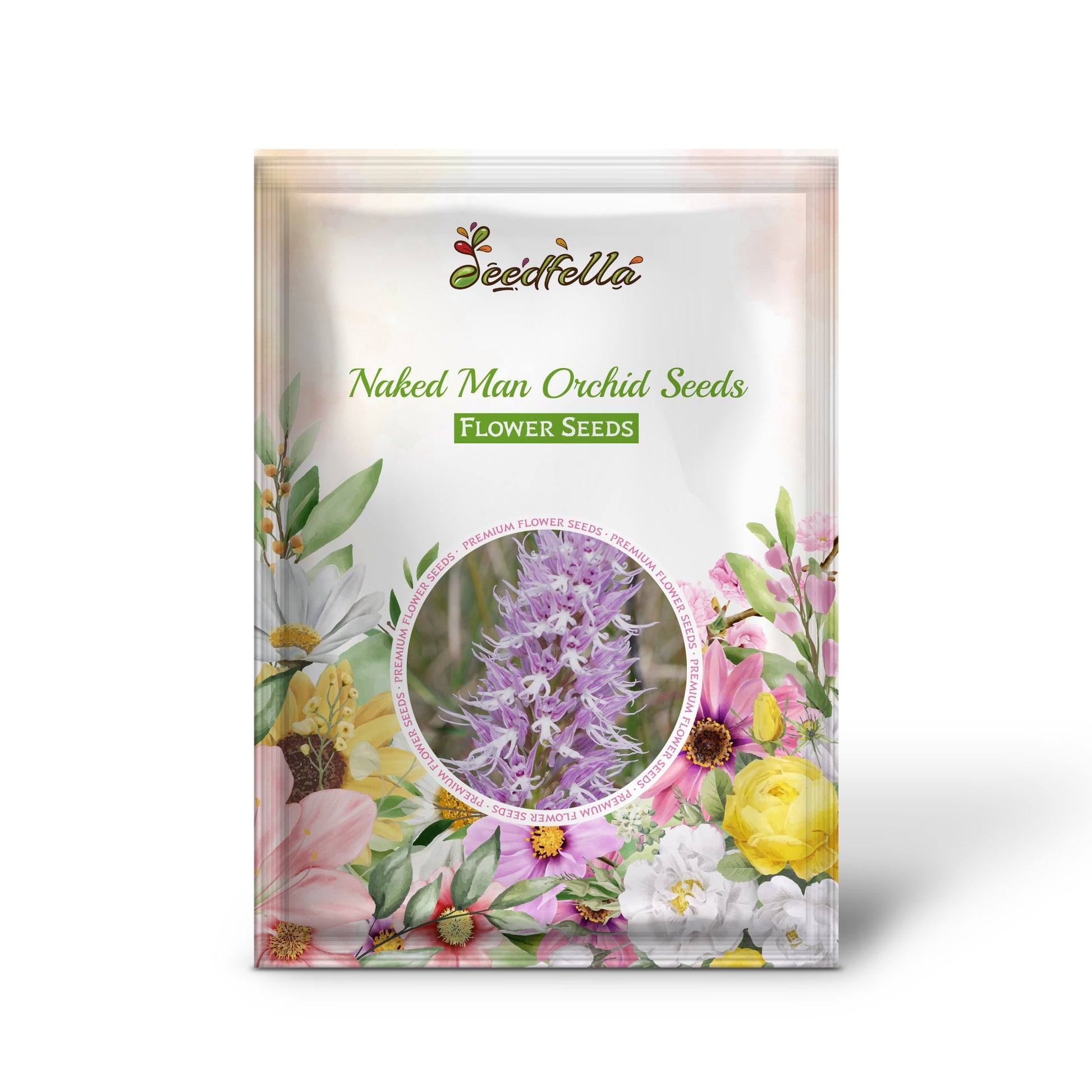 Naked Man Orchid Seeds for Planting - Unique Flowering Plant Seeds