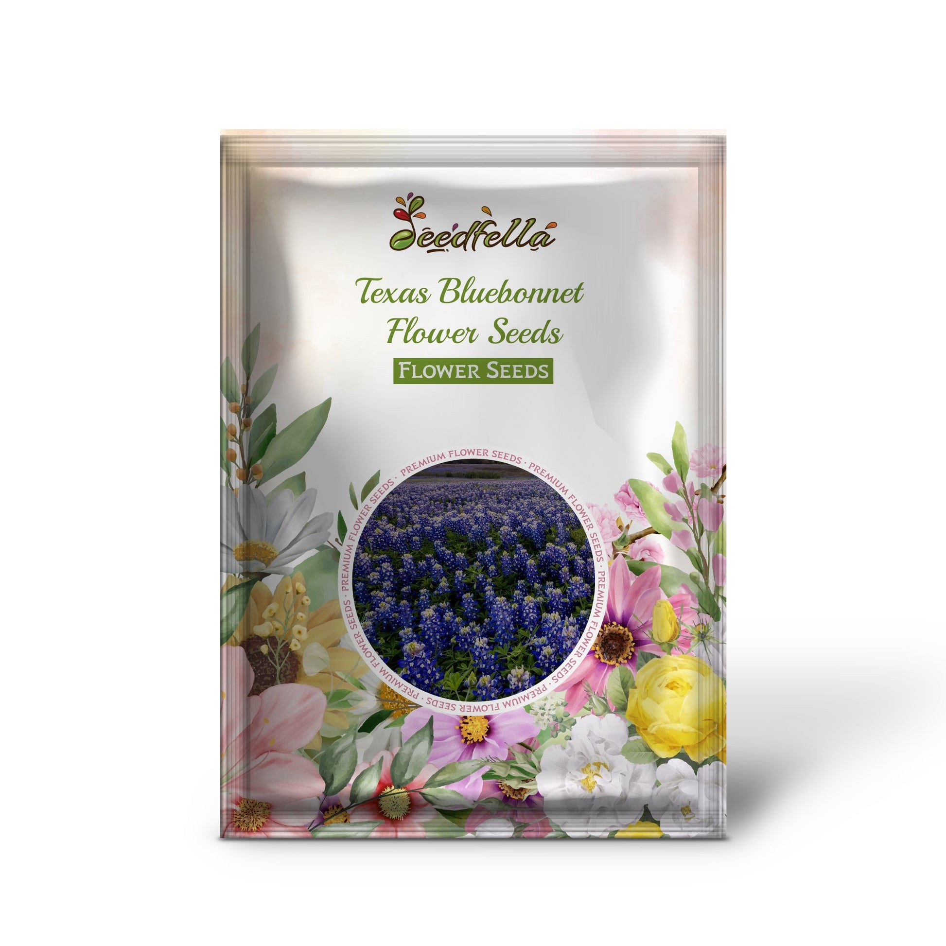 Texas Bluebonnet Flower Seeds for Planting  Vibrant Blue Blooms for Your Garden