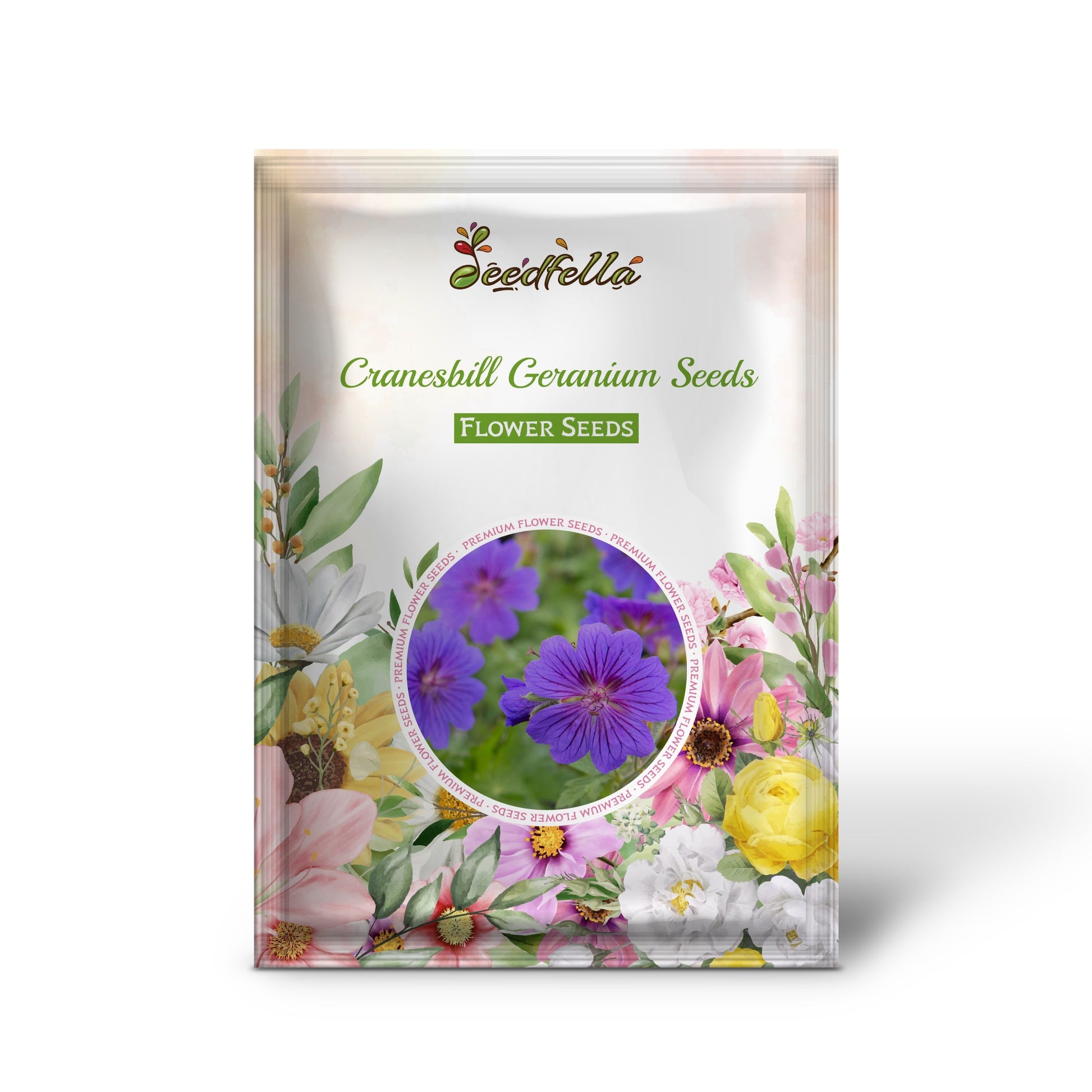 Cranesbill Geranium Seeds for Planting - Perennial Flowering Seeds