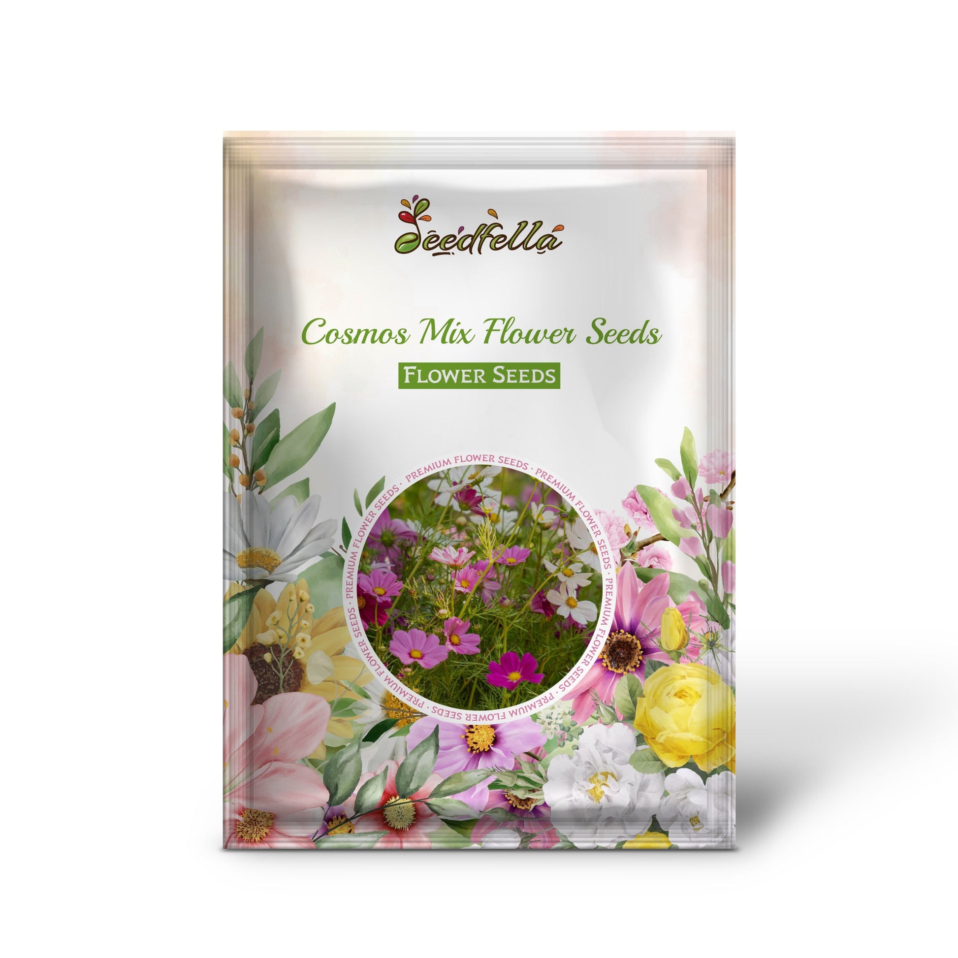 Cosmos Mix Flower Seeds for Planting - Vibrant Annual Blooms for Your Garden