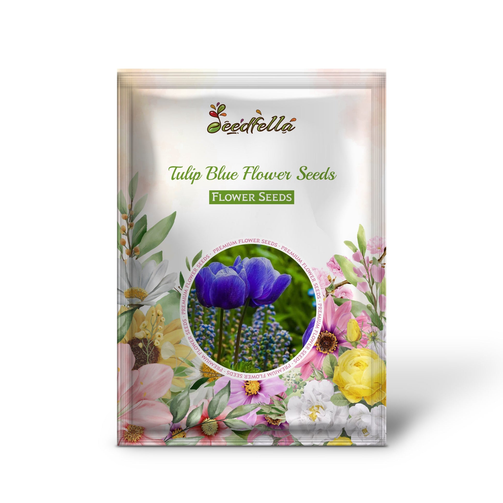 Tulip Blue Flower Seeds for Planting  Vibrant Blue Blooms for Your Garden