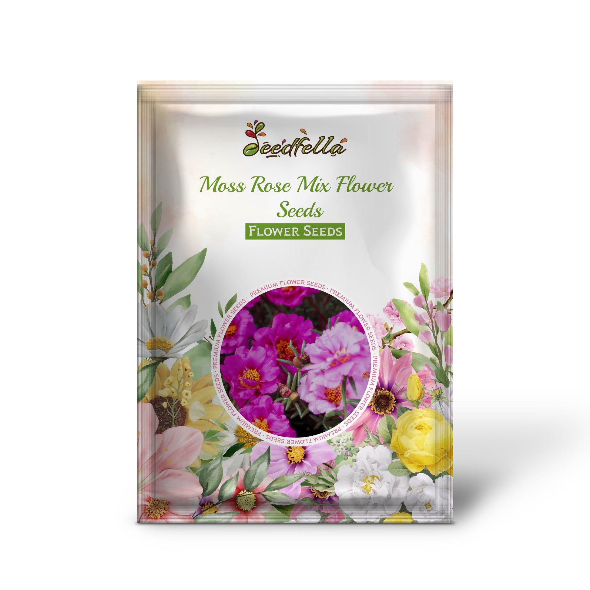 Moss Rose Mix Flower Seeds for Vibrant Planting