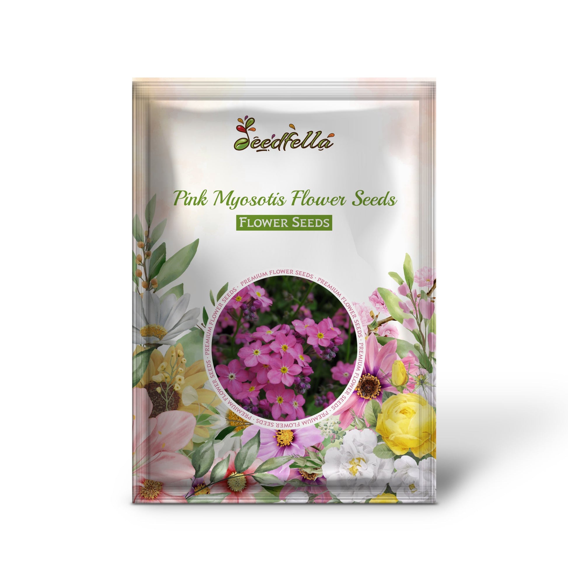 Pink Myosotis Flower Seeds for Planting  Charming Annual Blooms
