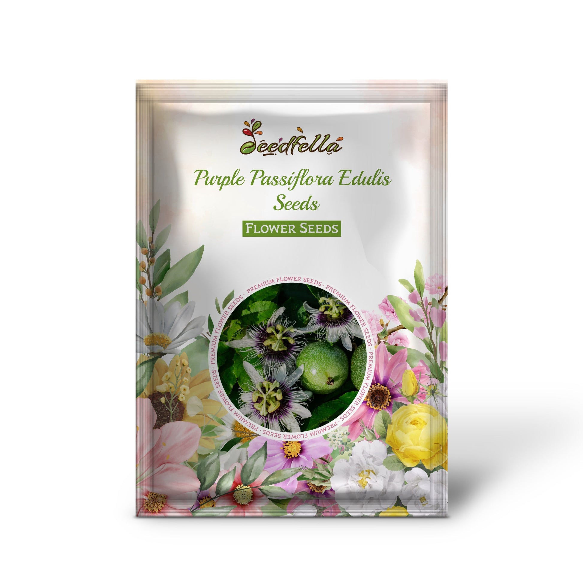 Purple Passiflora Edulis Seeds for Fruit Planting
