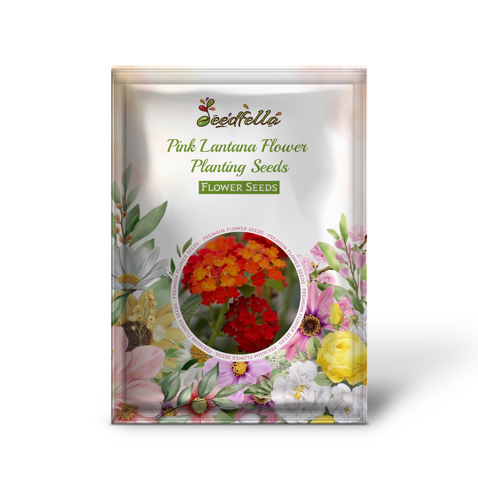 Pink Lantana Flower Planting Seeds - Brighten Your Garden with Vibrant Blooms