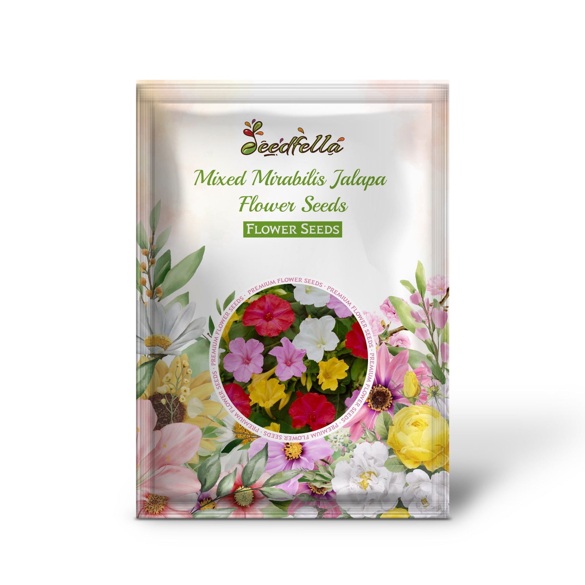 Mixed Mirabilis Jalapa Flower Seeds for Planting  Fragrant Annual Blooms for Your Garden.