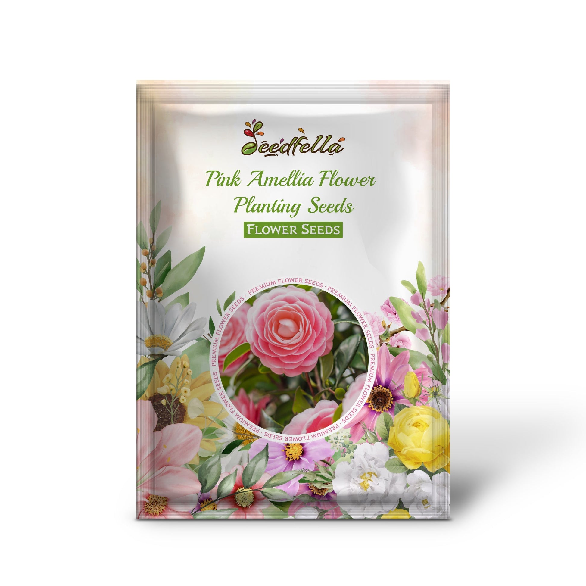 Pink Amellia Flower Planting Seeds - Vibrant Pink Blooms for Your Garden