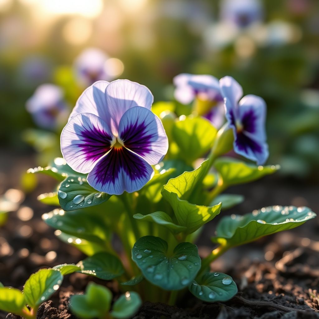 Joker Light Blue Pansy Seeds for Elegant Blue Flowers