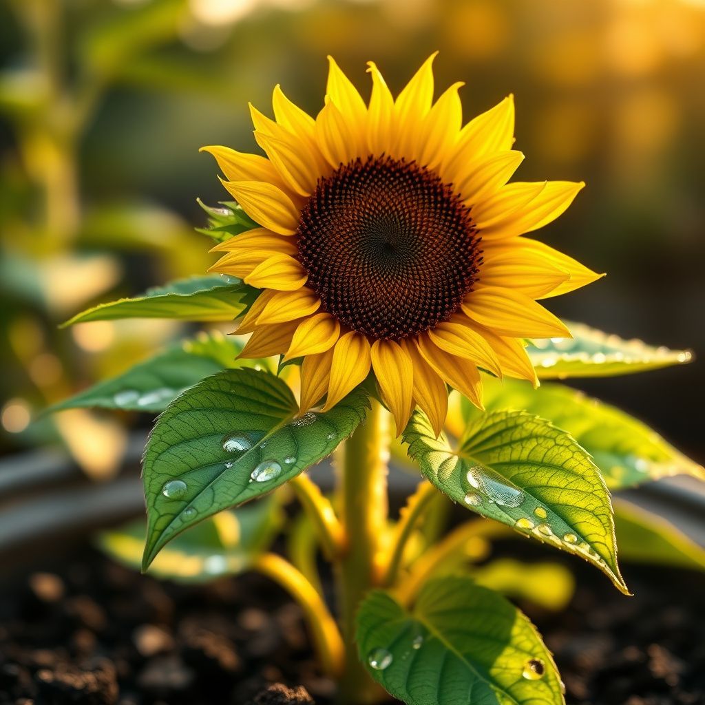 Dwarf Sunflower Seeds, Bonsai Dwarfs, Mini Indoor & Outdoor