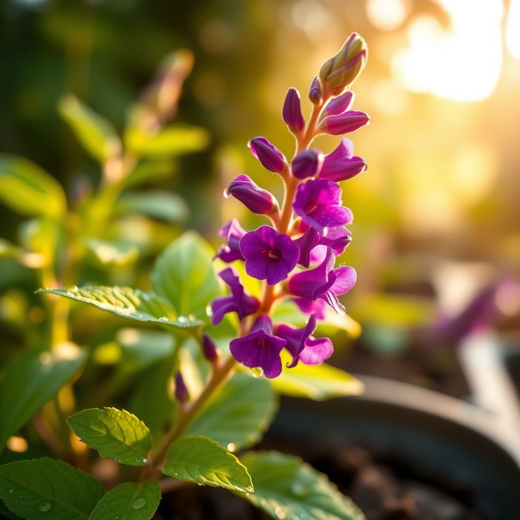 Salvia Splendens Sizzler Purple Seeds for Planting Butterfly Garden Window Planters