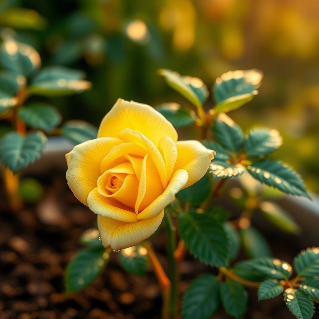 Yellow Rose Flower Seeds for Easy Planting